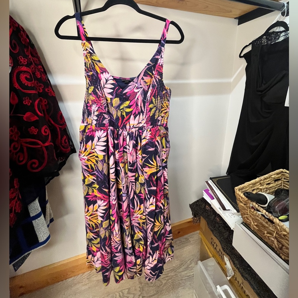 Torrid Multicolor Floral Dress